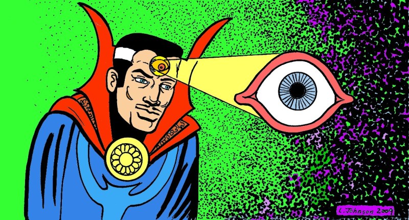 Larry Johnson artist, Doctor Strange, Strange Tales, Steve Ditko, Marvel Comics, Ditkomania