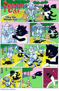 Space Cat Tales of Fantasy cartoon cat small press comic book Wizard of Oz