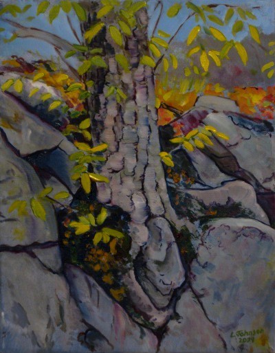 Larry Johnson artist, nature painting, landscape