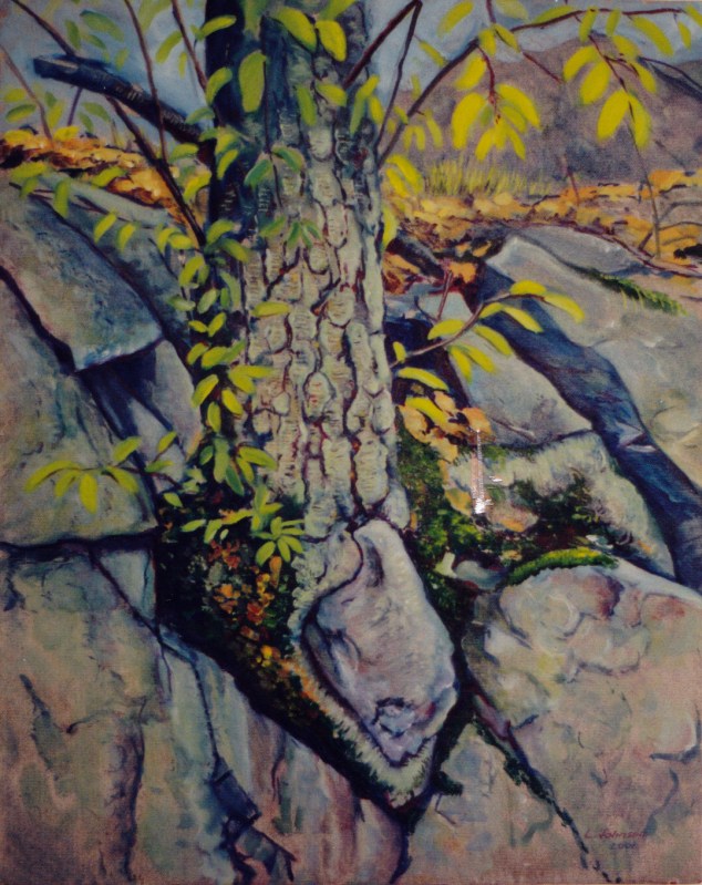 Larry Johnson artist, nature painting, landscape