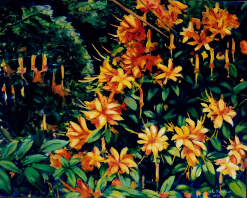 Larry Johnson artist, nature painting, landscape