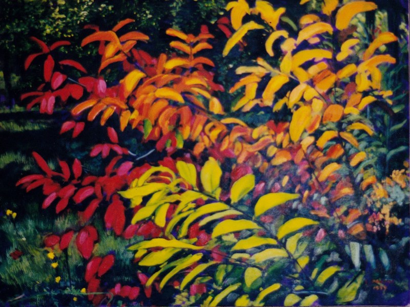 Larry Johnson artist, nature painting, landscape