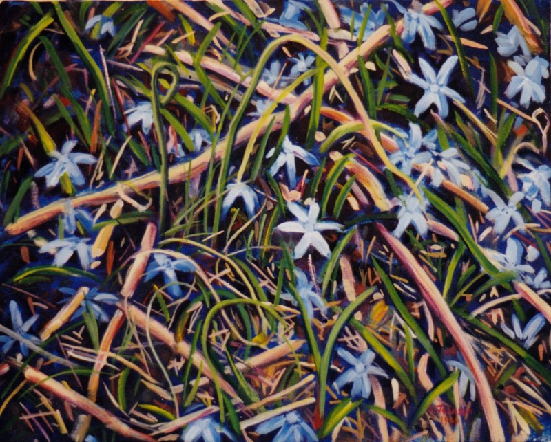 Larry Johnson artist, nature painting, landscape