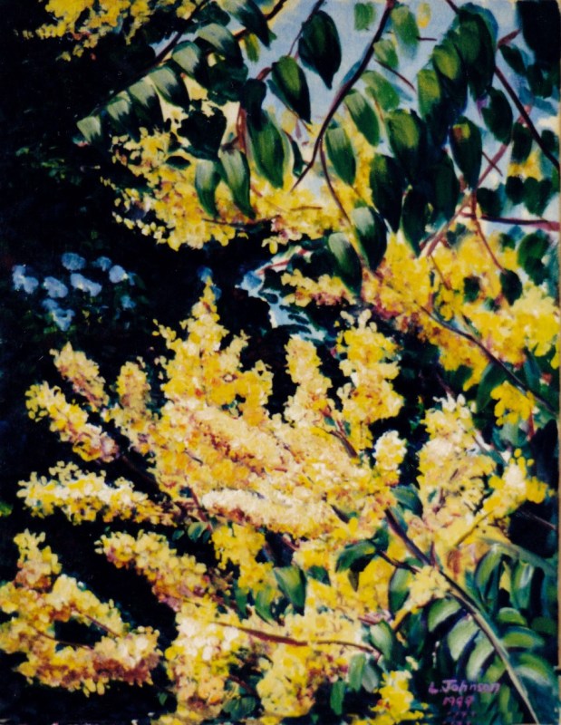 Larry Johnson artist, nature painting, landscape