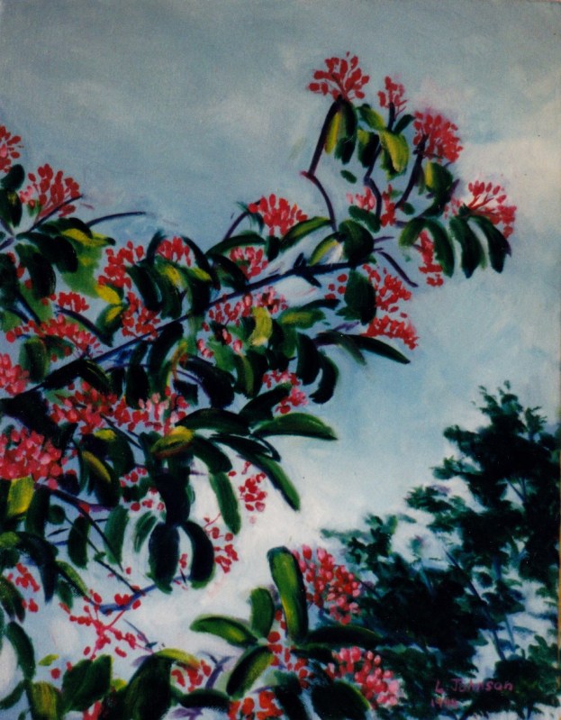 Larry Johnson artist, nature painting, landscape