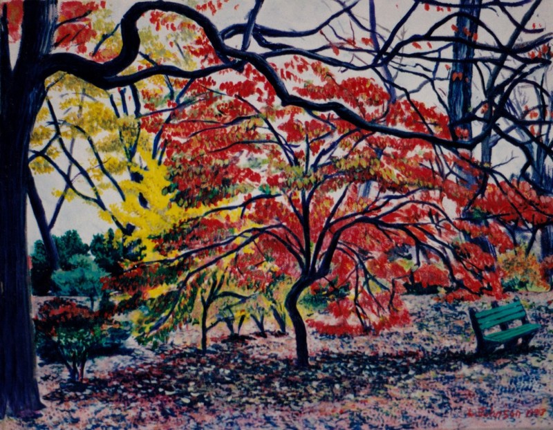 Larry Johnson artist, nature painting, landscape