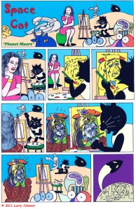 Space Cat Tales of Fantasy small press comic book Picasso modern art